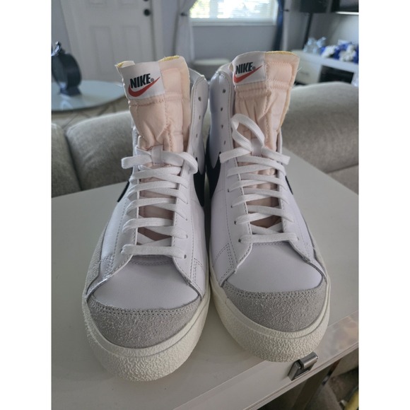 Nike Blazer Mid '77 Vintage Shoes White Black Sail BQ6806-100 Men's Size 13 - Picture 10 of 11